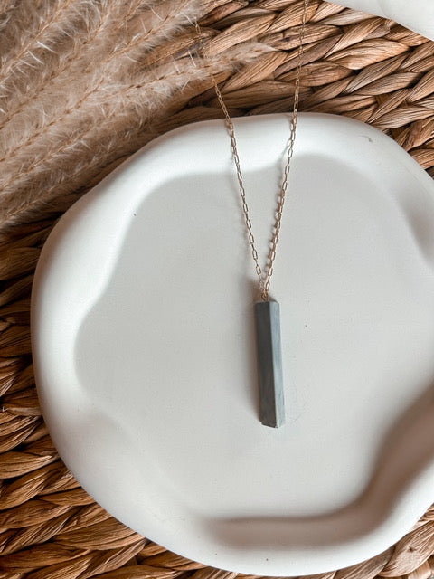 Concrete Necklace- Solid Concrete Pendant
